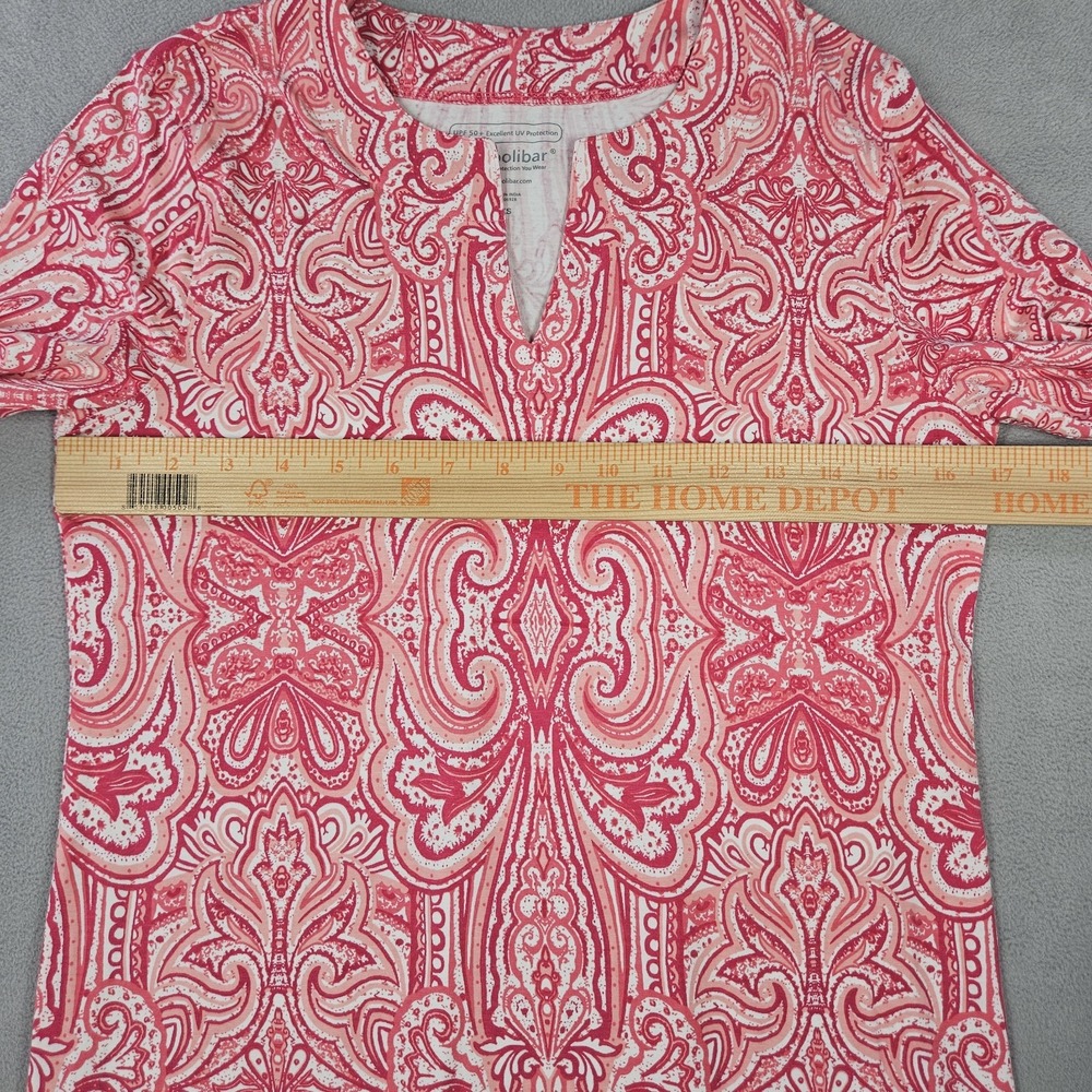 Coolibar Dress Womens XS Pink Tunic UPF 50+ Bamboo Blend Beach Boating - Picture 5 of 8
